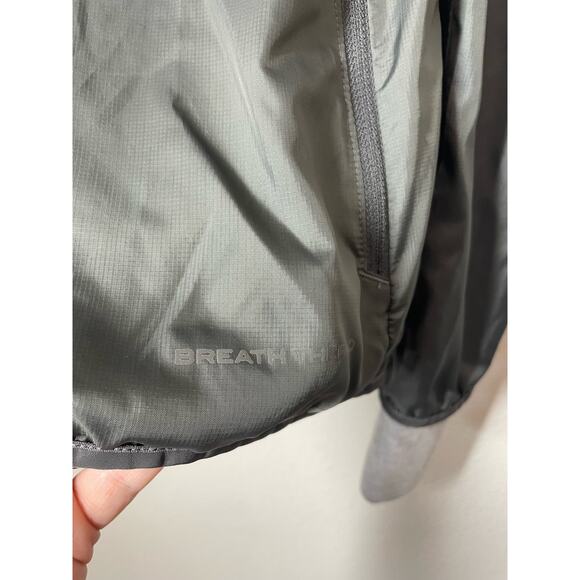 Mizuno Running Jacket  Breath Thermo Womens Size Large Gray Hiking - Picture 5 of 6